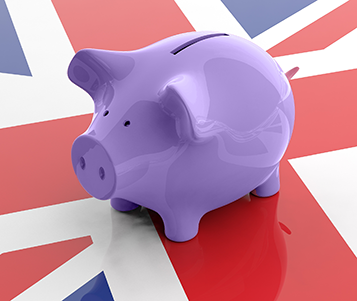 Cute piggybank image to reflect the law type Immigration