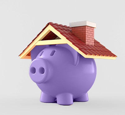 Cute piggybank image to reflect the law type Landlord and Tenant
